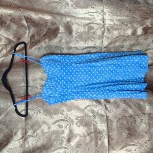 Polka dot mini dress